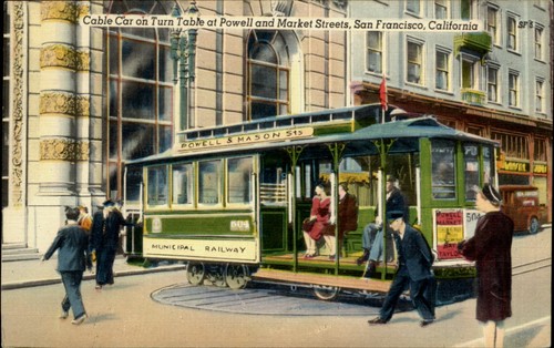 Cable car turn table powell - cable,